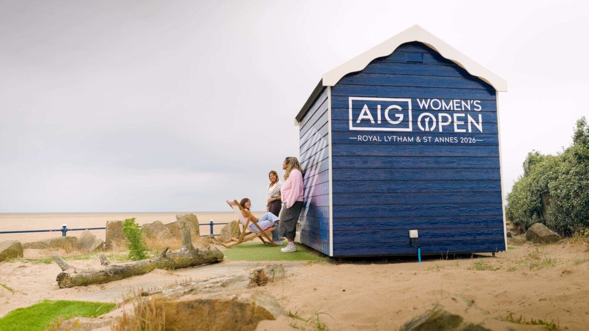 A beach hut gets the AIG treatment counting down to the AG Women's Open