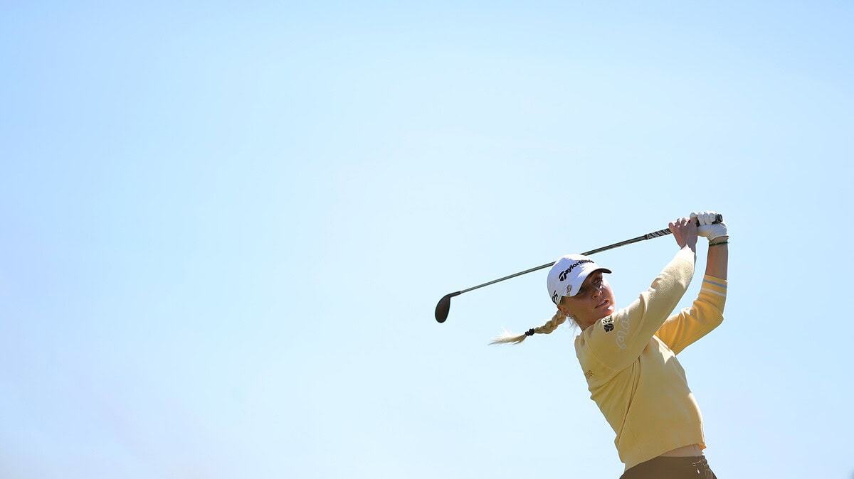 Charley Hull on the course at the AIG Women's Open