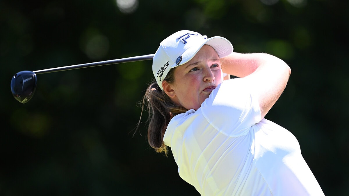 Lottie Woad at the Evian Championship