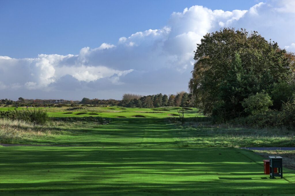 1st hole at Lytham St Annes golf club