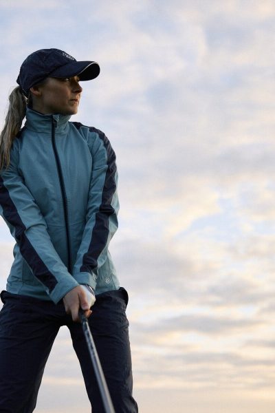 Galvin Green's new ABBY jacket, now available in the elegant new Storm/Blue/Navy and Black colour options.