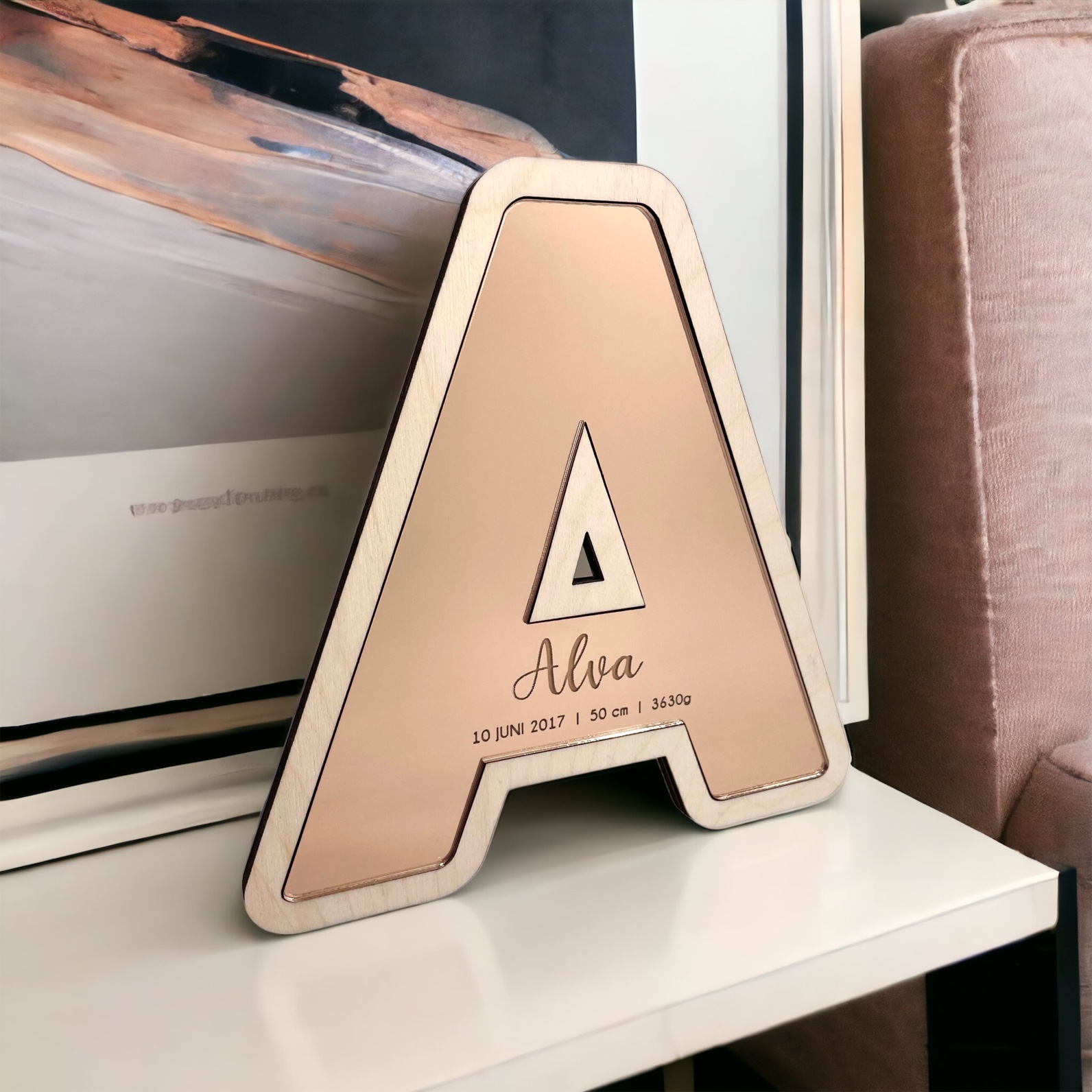 Bokstav Lux - med namn