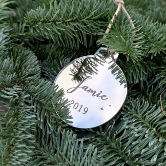 Julkula Akryl - Namn och år