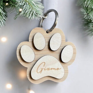 Hänge/nyckelring - Tass med namn