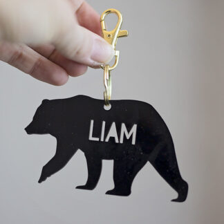 Nyckelring/Bagtag - Björn