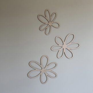 Blomma väggdekal 3-pack