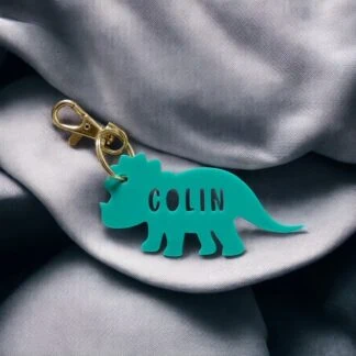 Nyckelring/Bagtag - Triceratops