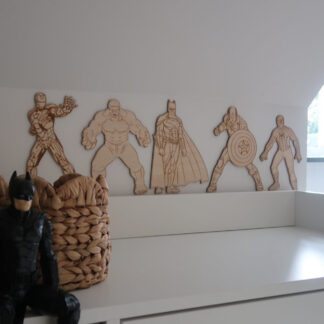 Väggdekaler - Superhjältar