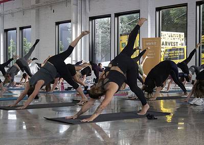 international women's day morning yoga
