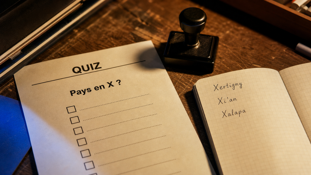 Aucun pays en X, mais des villes et communes rares à retenir au Petit Bac