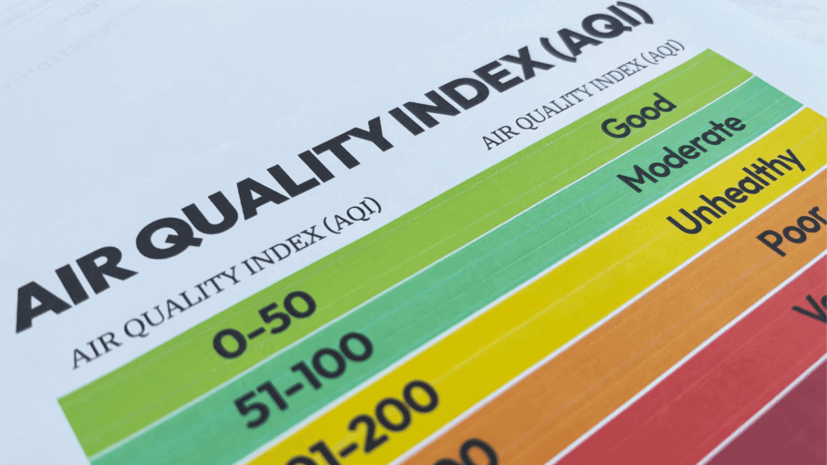 The air quality index chart used to represent what to watch out for with the ongoing wildfires in canada and minnesota and how they can negatively impact pets.
