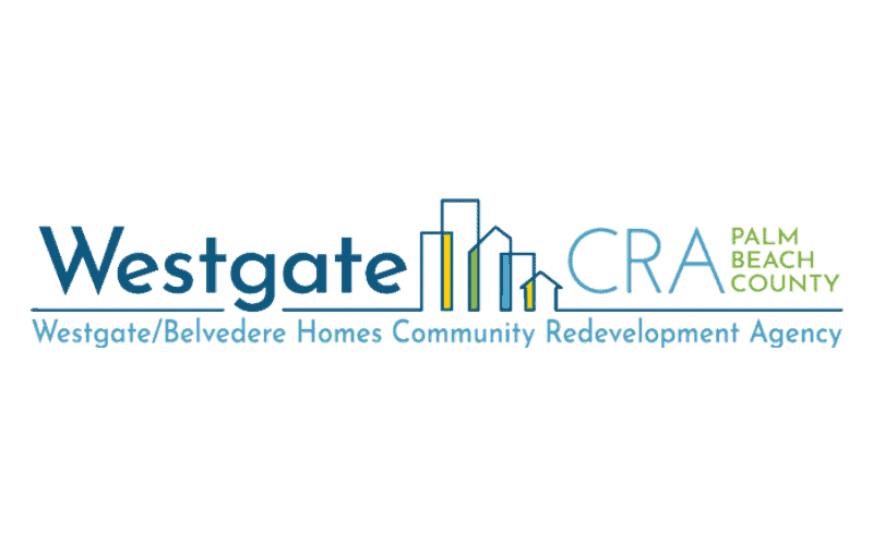 Westgate Belvedere Homes Community Redevelopment Agency logo in Palm Beach County.