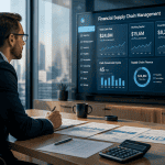 financial supply chain management tableau de bord