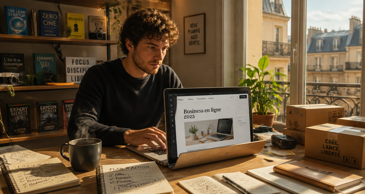 lancer un business en ligne entrepreneur appartement paris