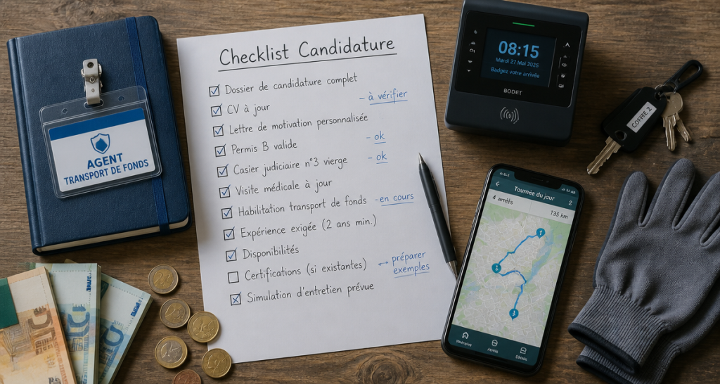 recrutement distributeurdebillets.fr bureau agent checklist