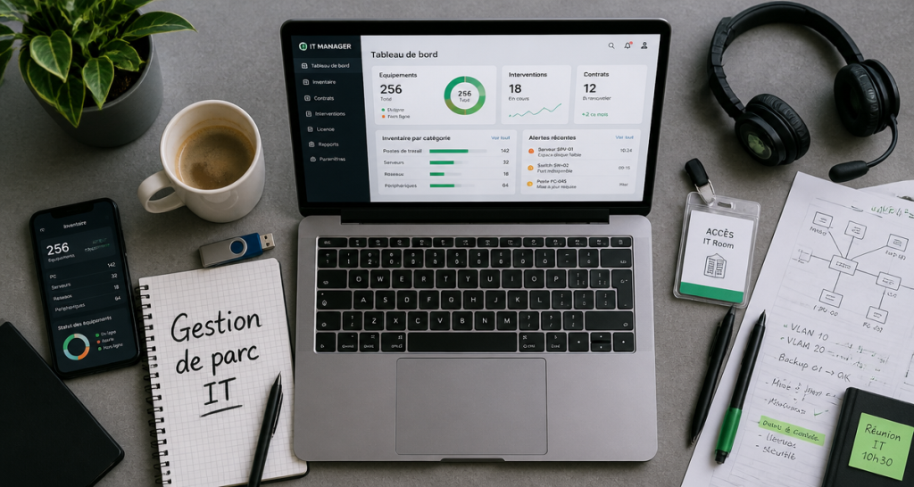 solution de gestion de parc informatique sur bureau moderne