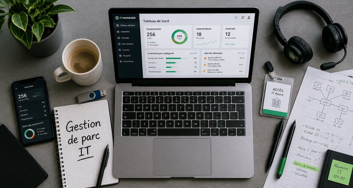 solution de gestion de parc informatique sur bureau moderne