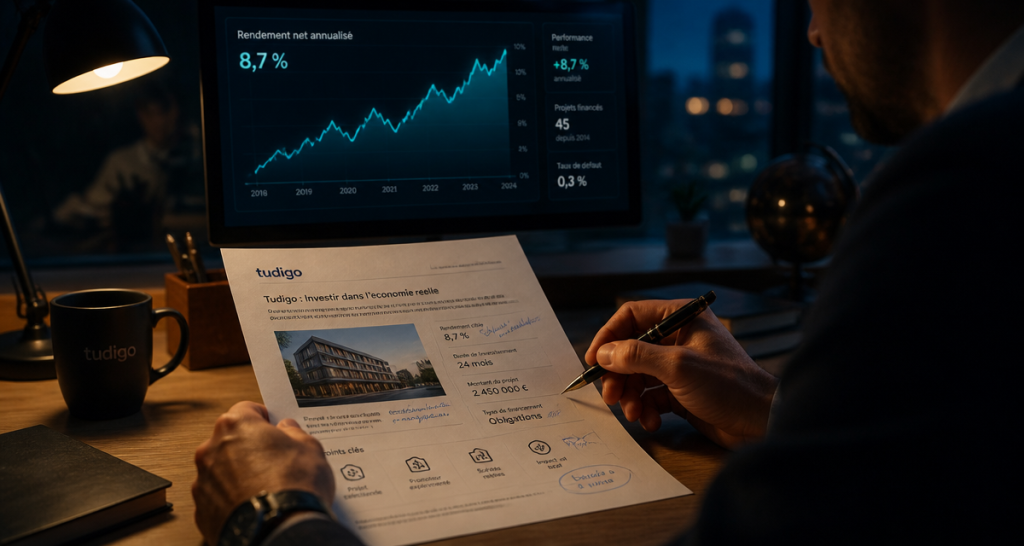 tudigo avis fiche projet rendement investisseur