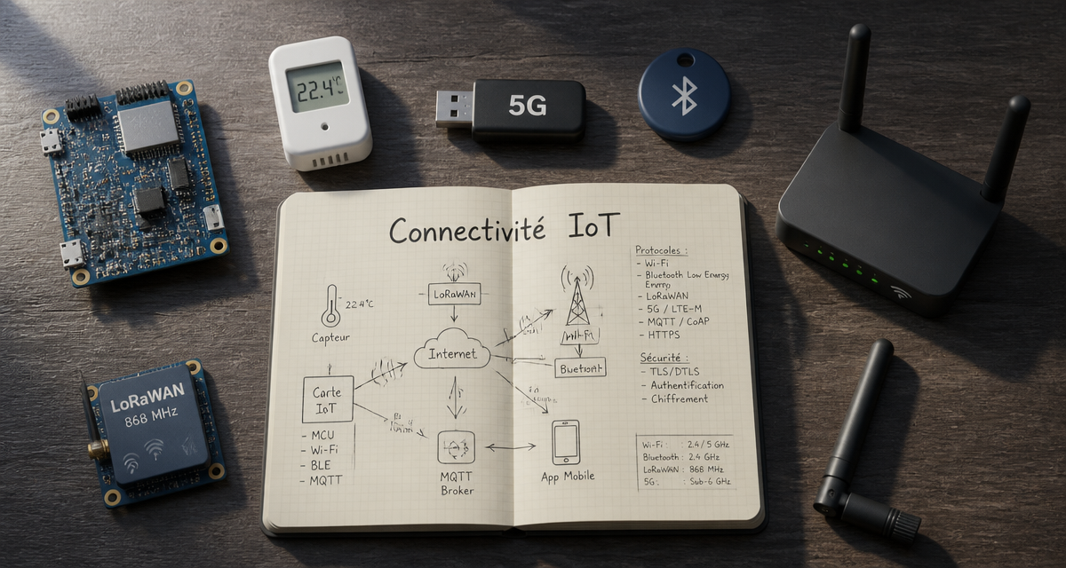 connectivité iot objets connectés et réseaux