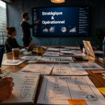 Réunion marketing stratégique opérationnel