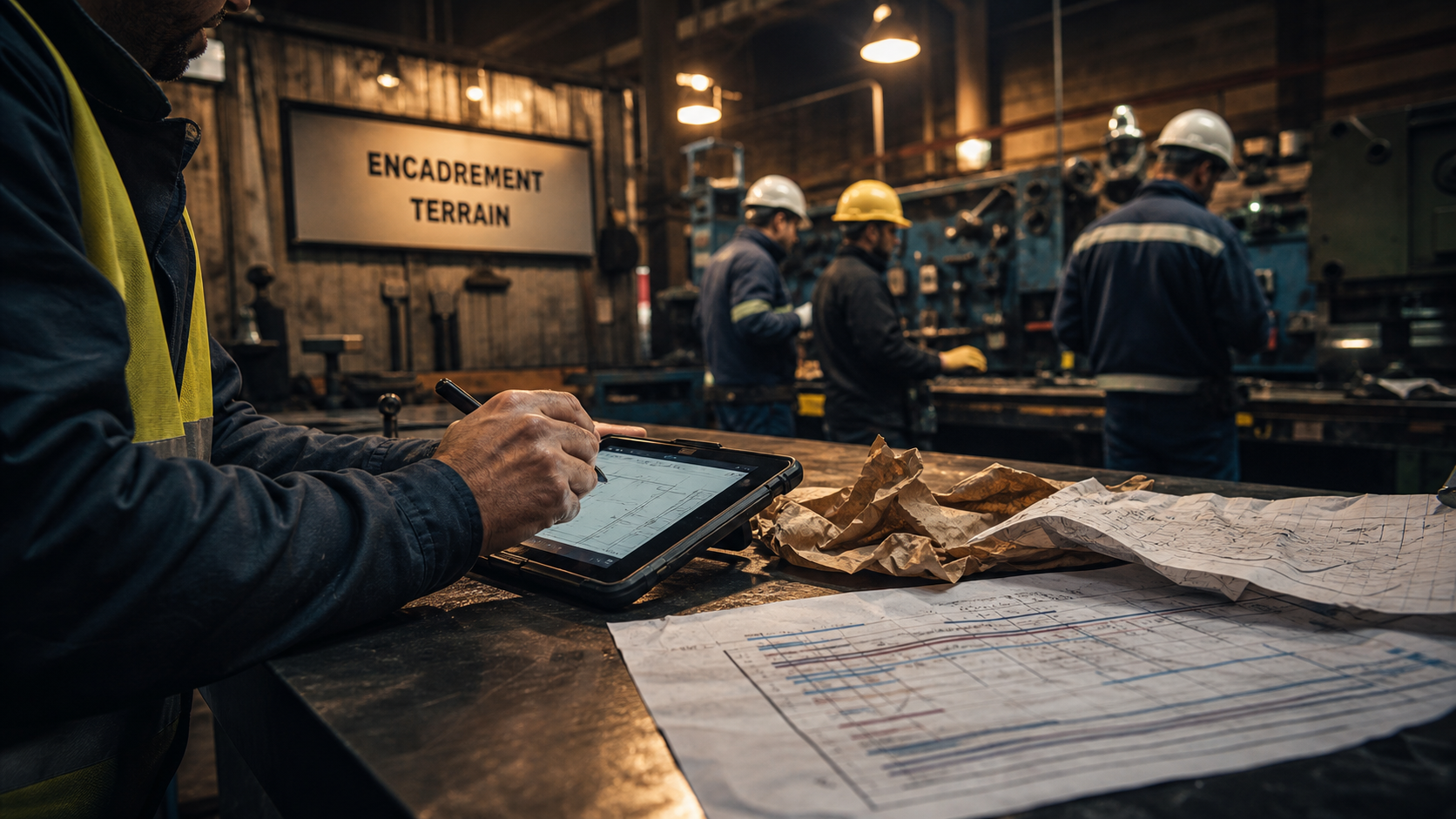 Agent de maitrise quel niveau : encadrement terrain en atelier industriel