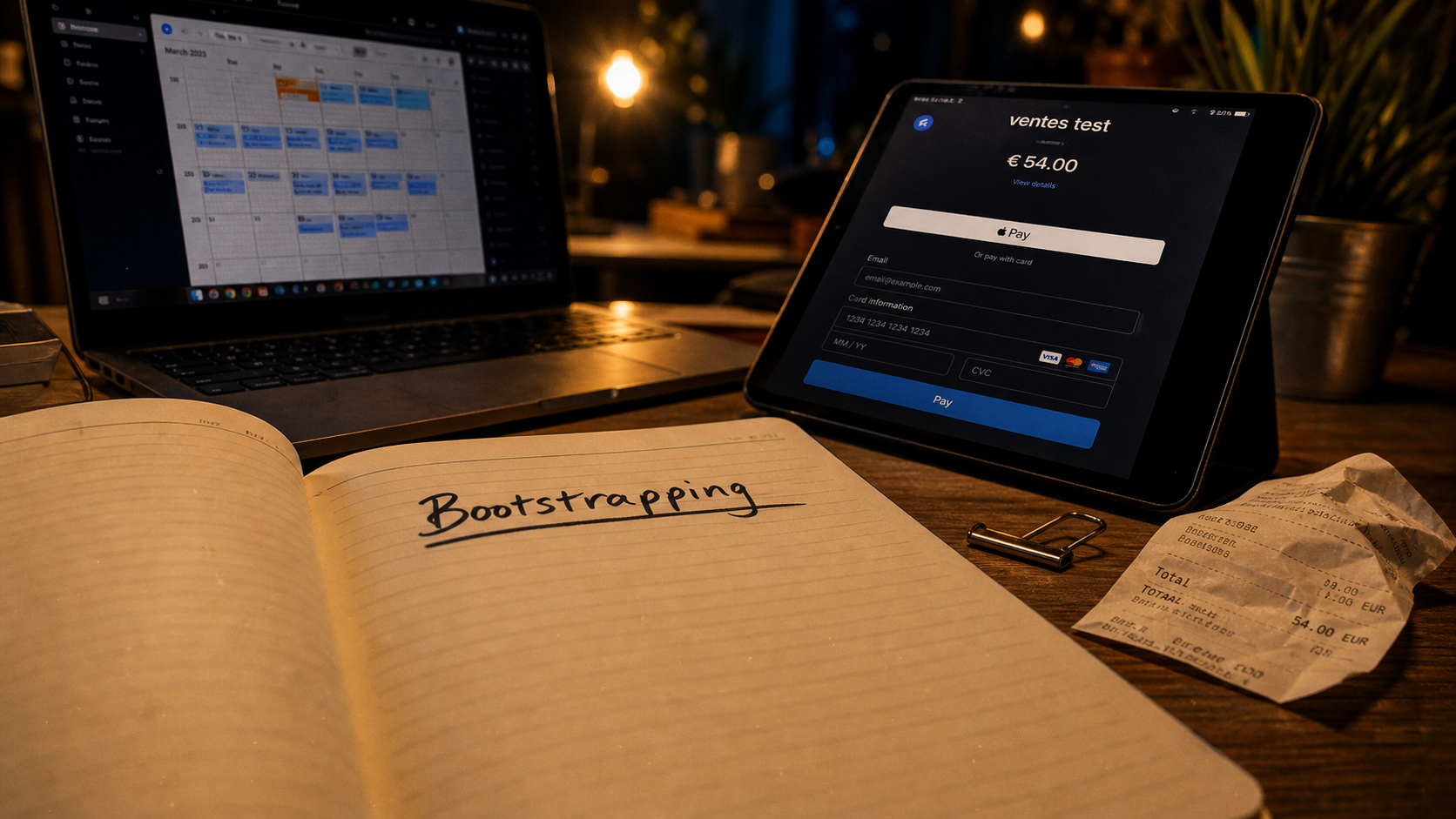 Idée de petit projet rentable : Bootstrapping, ventes test sur un bureau