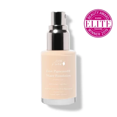 Full coverage water foundation for dry skin