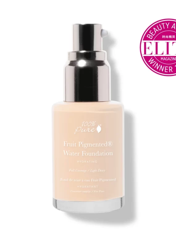 Full coverage water foundation for dry skin