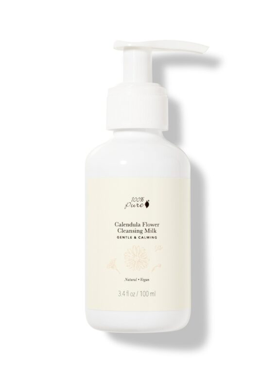 Calendula Flower Cleansing Milk for dry skin, eczema, redness skin.