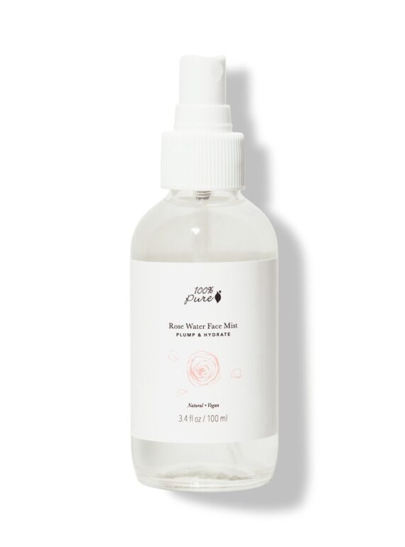 rose water Face Mist tones the skin