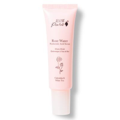 rose hyaluronic acid serum to hydrate skin