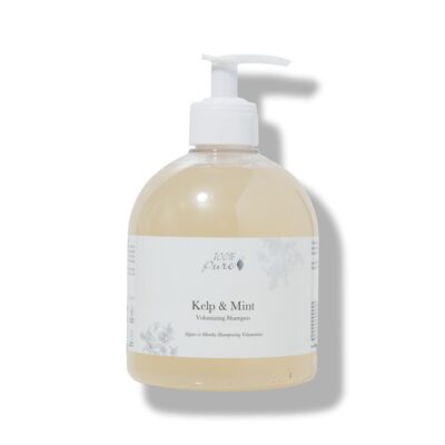 100% Pure kelp mint volumizing shampoo for fine, limp hair.