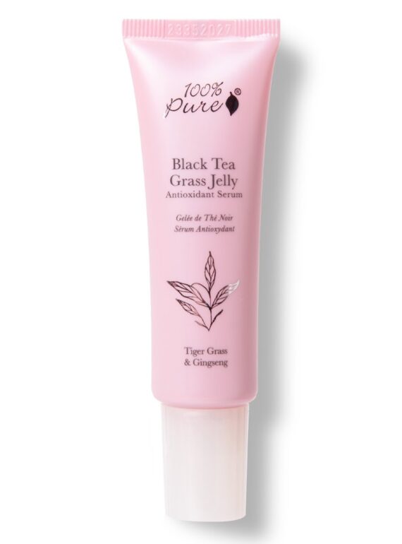 black tea grass jelly antioxidant serum