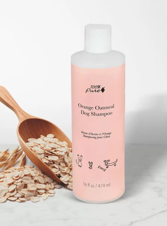 orange oatmeal dog shampoo