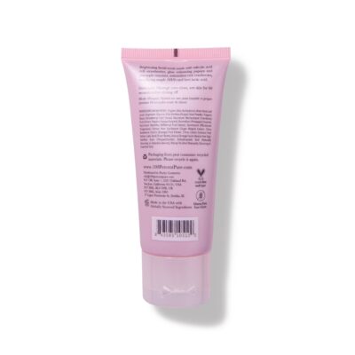 strawberry brightening scrub back view