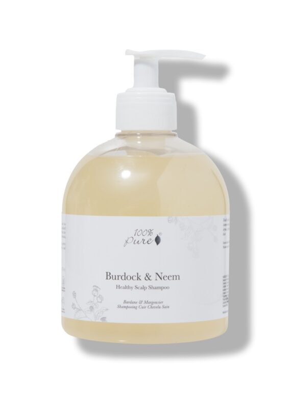 burdock neem scalp shampoo for dandruff, itchy scalp