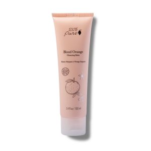 blood orange cleansing balm for make up remover, double cleansing