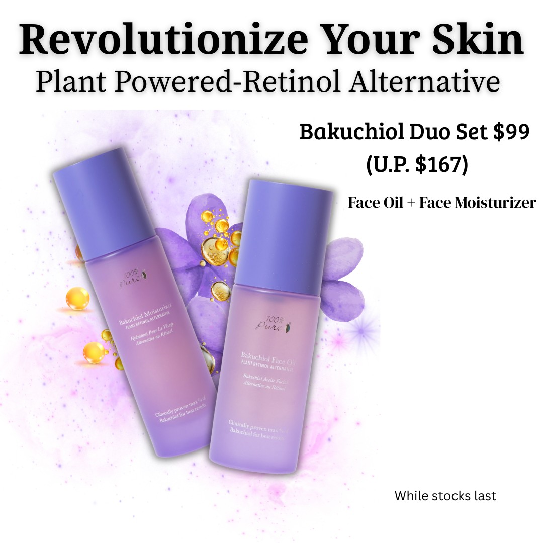 bakuchiol duo set promotion for hyperpigmentation