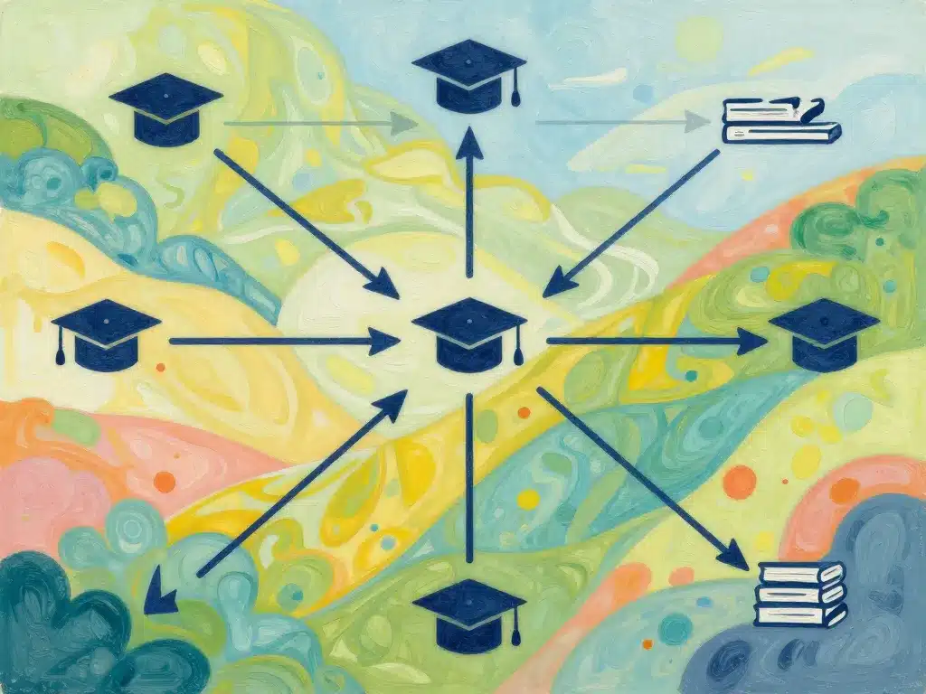 schéma parcours études comment devenir ressources humaines
