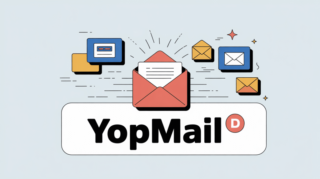 illustration yopmail messagerie jetable confidentialité rapide