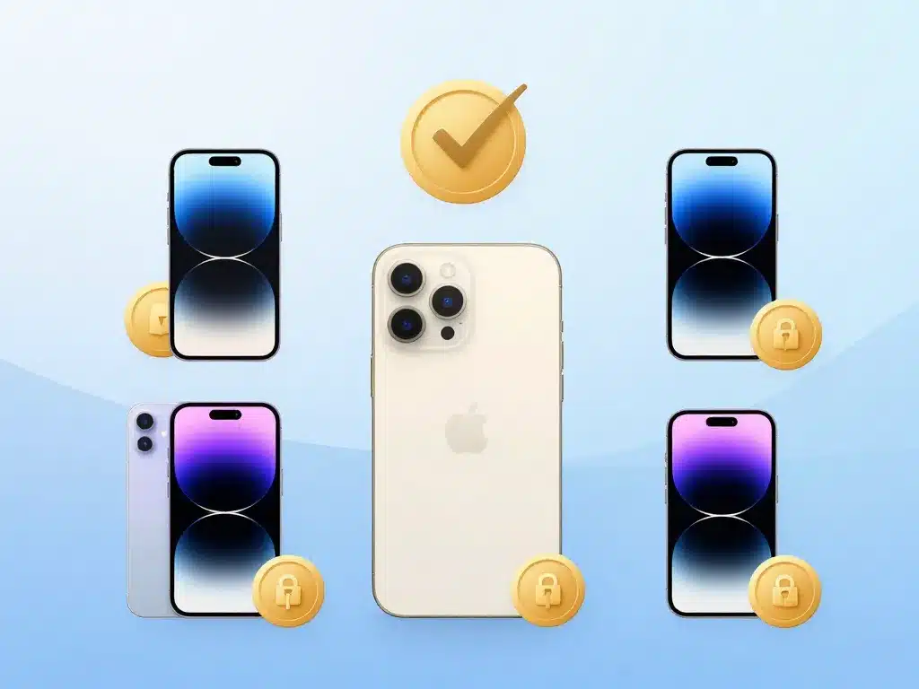 Prix iphone 14 pas cher neuf reconditionné visuel