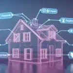 Maison connectée : objet connecté, caméra, serrure et thermostat