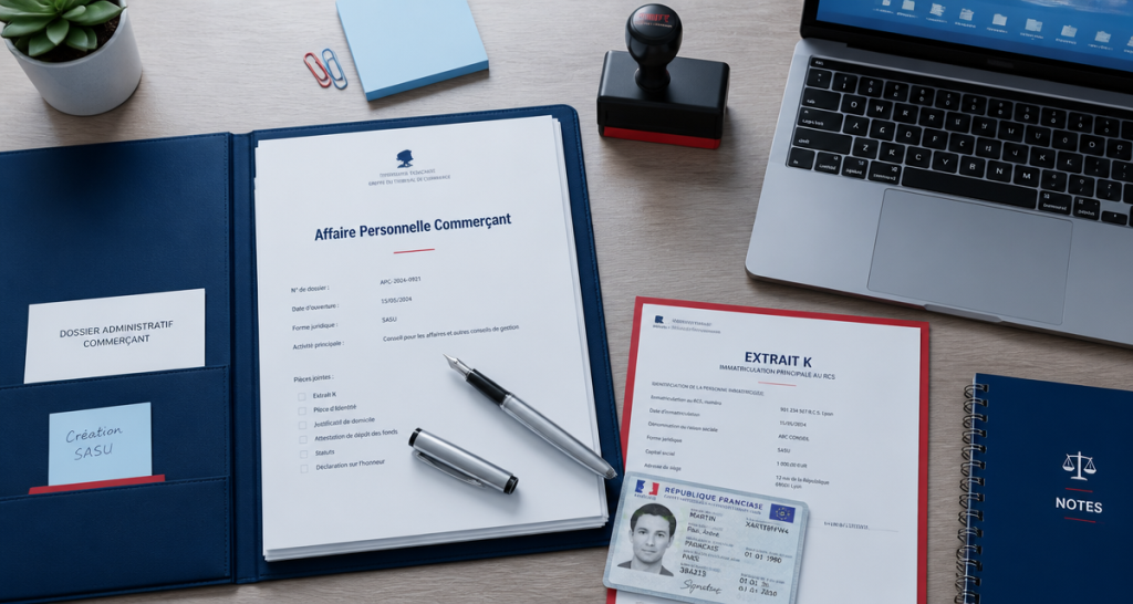affaire personnelle commerçant bureau administratif