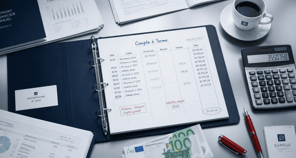comptabilisation compte a terme fiche comptable
