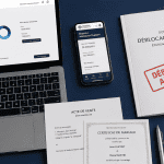 bureau federal finance ordinateur smartphone documents