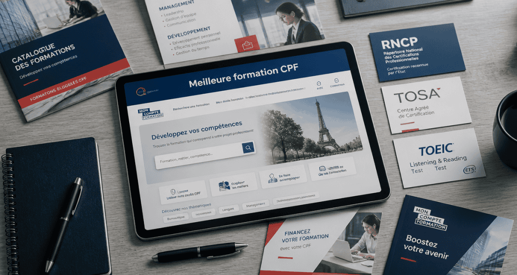 Meilleur formation CPF sur tablette et certifications