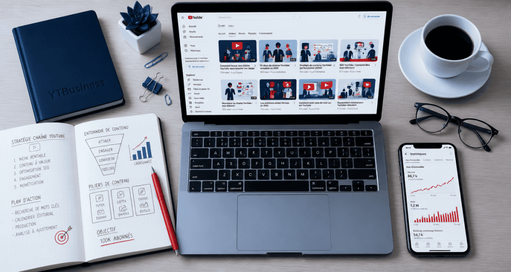 ytbusiness bureau stratégie automatisation youtube