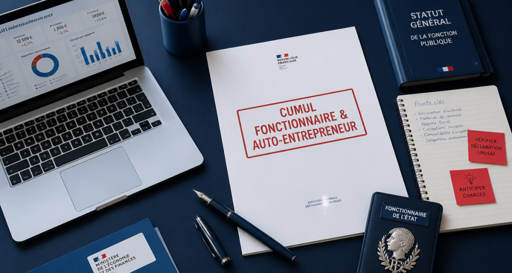 bureau fonctionnaire et auto entrepreneur dossier cumul