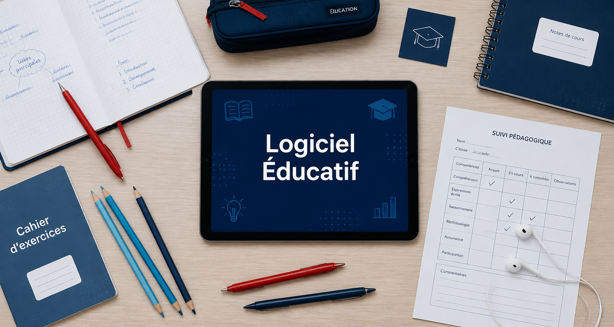 logiciels educatifs sur tablette en milieu scolaire