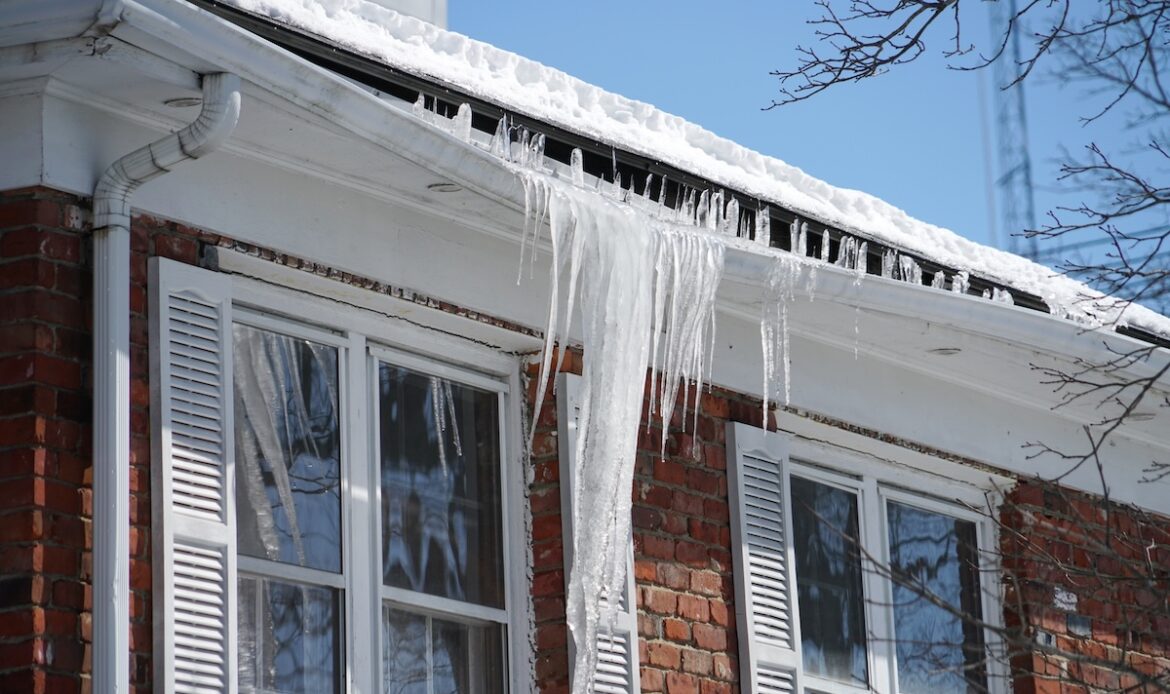 Winter Roof Inspection Gutters Damage